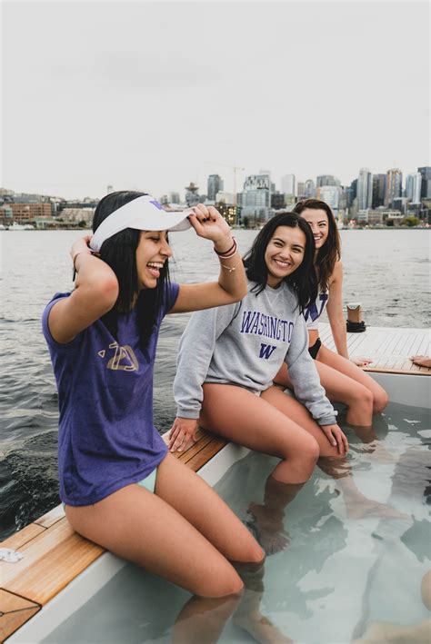 college party idea hot tub boats in seattle in 2020 girls weekend visit seattle travel fun