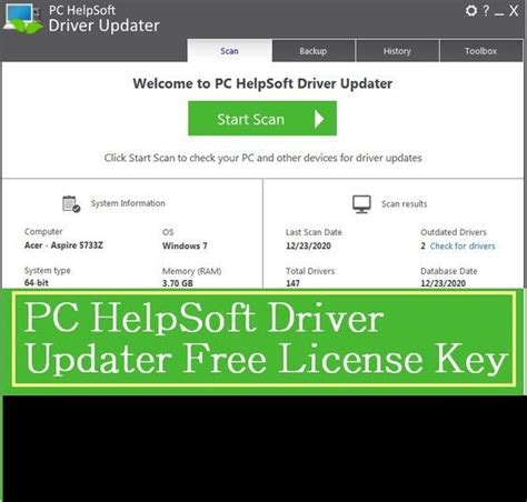 Pc Helpsoft Driver Updater License Key Free In 2021