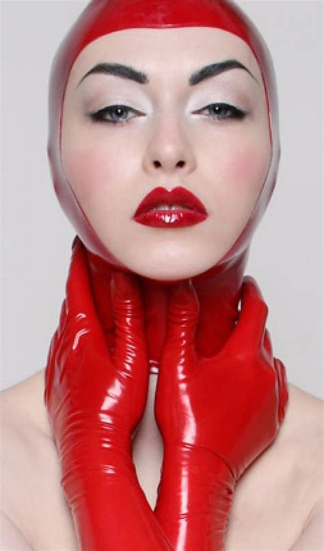 Open Face Sexy Latex Hoods Custom Tailor Hand Made In Boys Costume