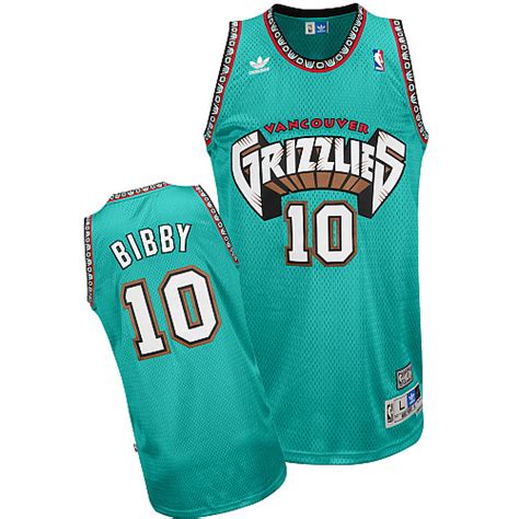 This mike bibby hardwood classic throwback jersey is 100% polyester and is a head turner with its bright memphis grizzlies primary colors. Memphis Grizzlies Mike Bibby Team Color Throwback Replica Premiere Jersey