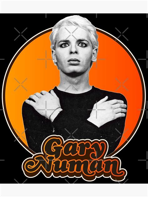 Retro Gary Numan Tribute Poster By Acquiesce13 Redbubble