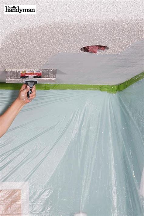 Apply the solution to the dirty spots using a paint roller. 11 Tips on How to Remove a Popcorn Ceiling Faster and ...