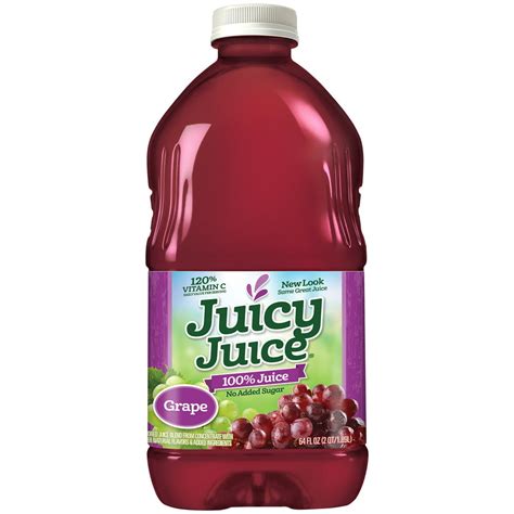 Juicy Juice Grape 100 Juice 64 Fl Oz