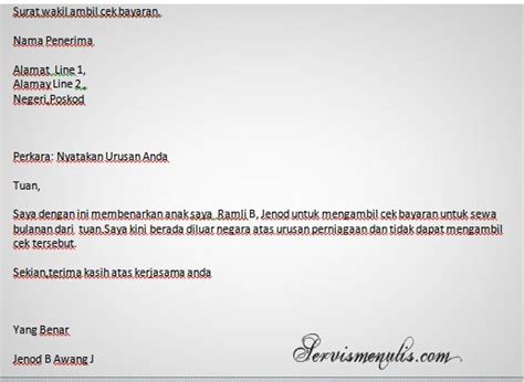 Orang yang diberi kuasa tersebut akan menggantikan pemberi kuasa dalam berbagai tujuan maupun pekerjaan. Surat Rasmi Permohonan Tukar Tempat Kerja - Tersoal m