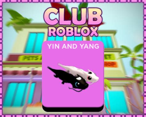 Club Roblox Yin And Yang Pet Original Etsy Canada