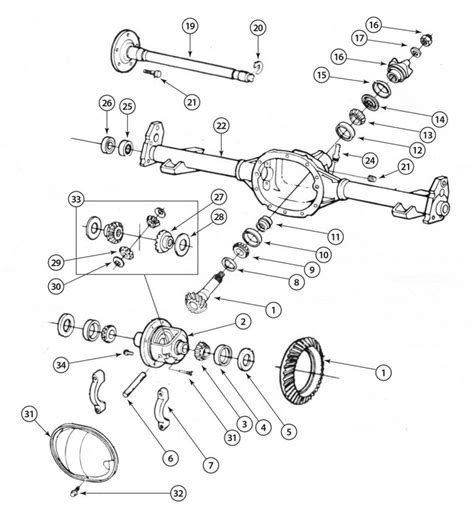 Chevy Front Differential Parts Diagram