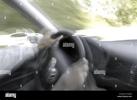 Car Driver Blur Stock Photo Alamy