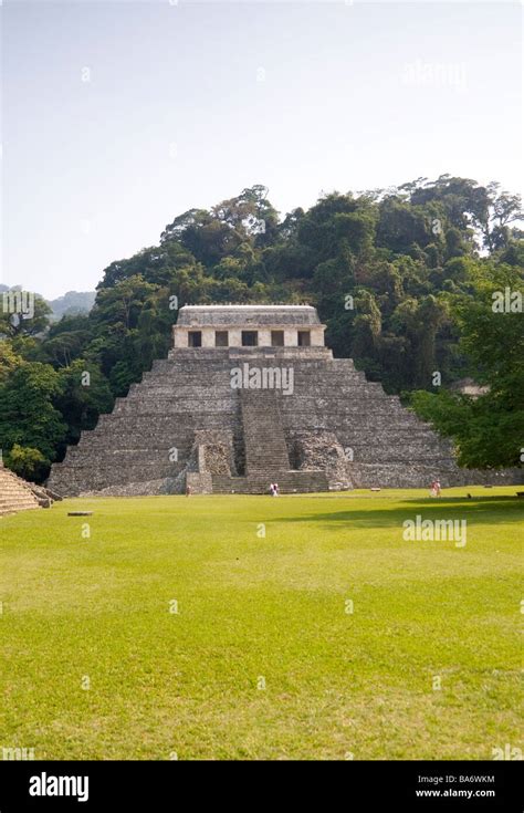 Palenque Temple Of The Inscriptions Tomb Of Pacal Stock Photo Alamy