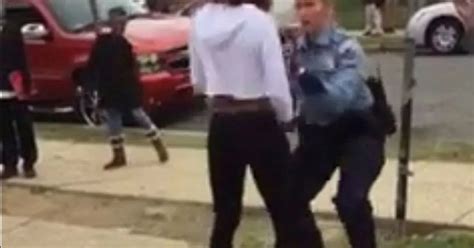 Teen Challenges Police Officer To Nae Nae Dance Off And Is Floored By Her Moves Mirror Online