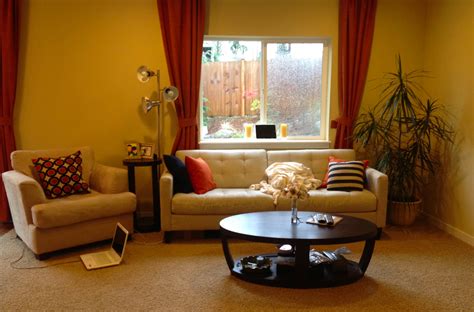See more ideas about burgundy curtains, curtains, panel curtains. A Happy Yellow Living Room: Before & After