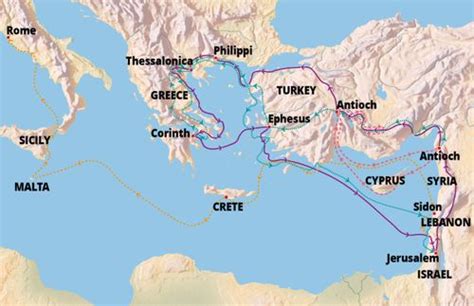 The Travels Of The Apostle Paul
