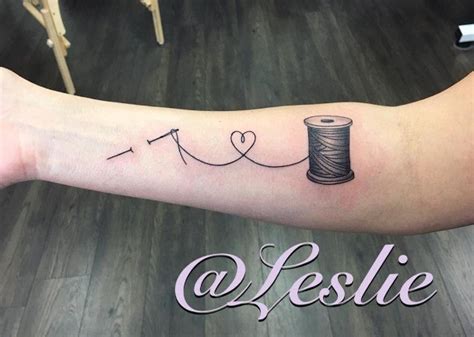 Top 100 Best Needle And Thread Tattoos For Women Sewing Ideas