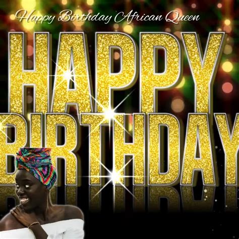 Happy Birthday African Queen Template Postermywall