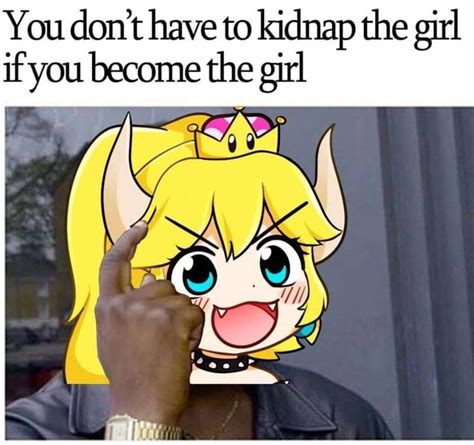 Pin On Bowsette Memes