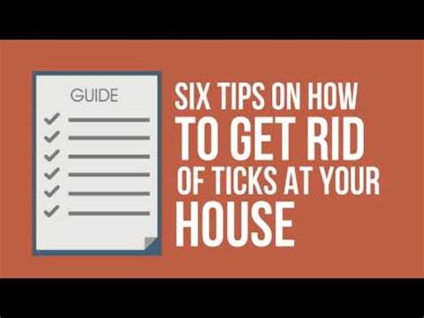 Here are some of proven tips for eliminating deer ticks. How to get rid of ticks in the house. 6 Tips for getting ...