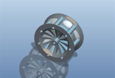 3D Printed Printable wheel for rc cars with rim and mold ...
