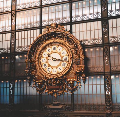 Station Clock At Musee D`orsay Stock Photo Image Of Historic French