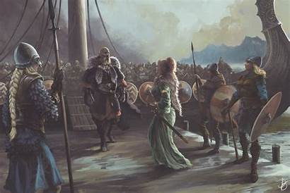 Norse Viking Wallpapers Shieldmaidens Shield Abyss Daroz