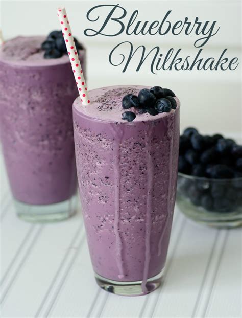 Blueberry Milkshake Recipe Almost Supermom