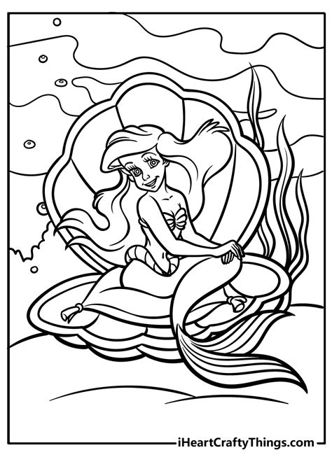 Fun And Free Chibi Ariel Coloring Pages Coloring Library