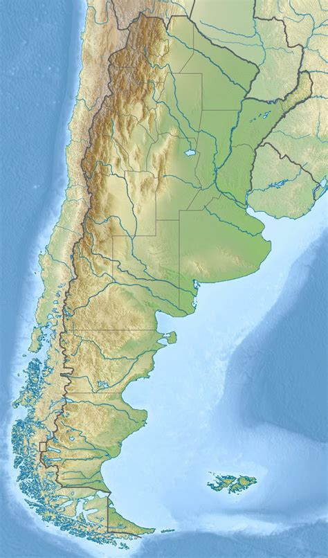 Large Relief Map Of Argentina Argentina Large Relief Map