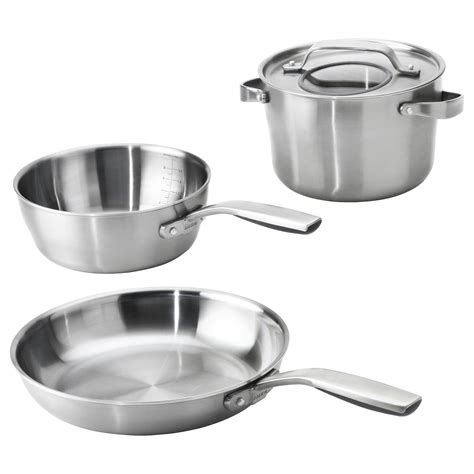 Especially useful for crafty ones. SENSUELL 4-piece cookware set - stainless steel, gray ...
