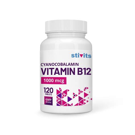 Vitamin B12 1000 Mcg Vegan Tablets Stivits