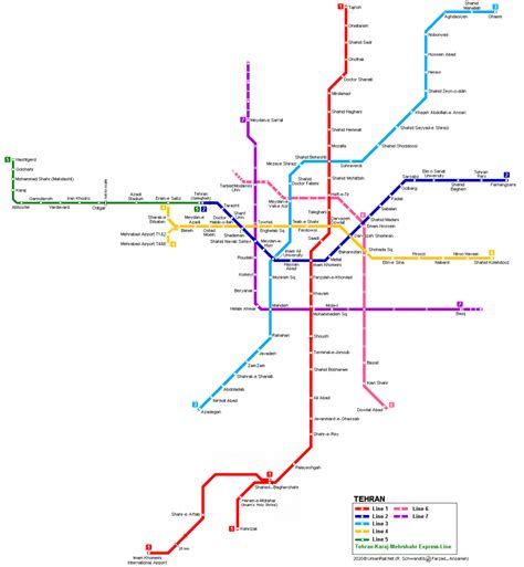 Guide To Tehran Metro Living In Tehran Lit