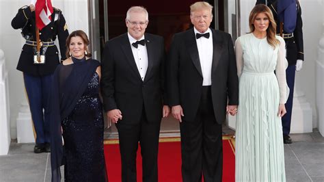 Melania Trump Makes Waves In J Mendel Gown For Second State Dinner