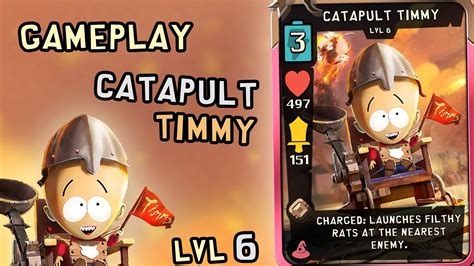 Gameplay Catapult Timmy Lvl 6 South Park Phone Destroyer Youtube
