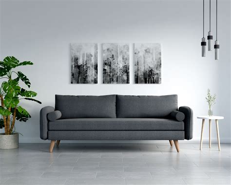 What Color Couch Goes With Dark Gray Walls
