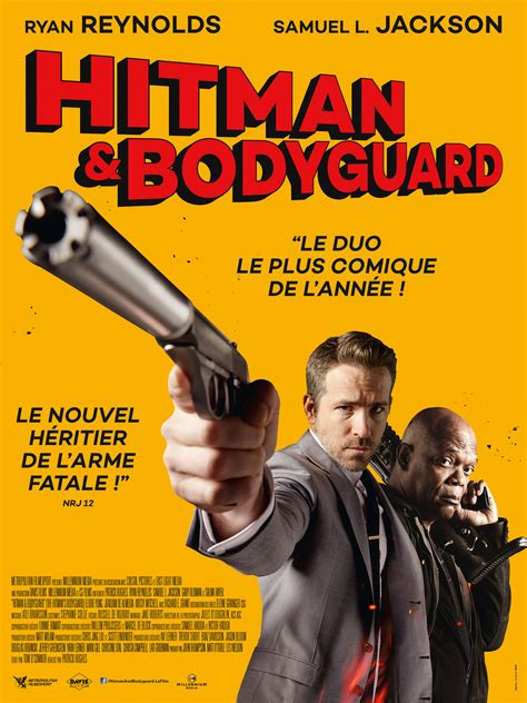 Usually, it consists of a buttoned back suit, sunglasses, a white shirt and a black tie. Hitman & Bodyguard - film 2017 - AlloCiné