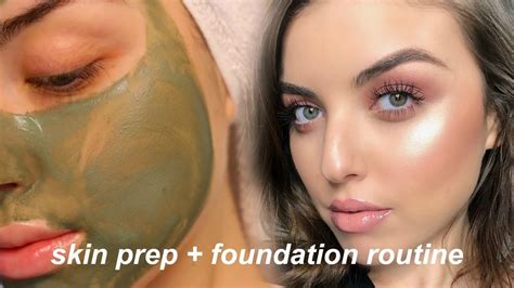 Skin Prep Flawless Foundation Routine For Dry Skin Youtube