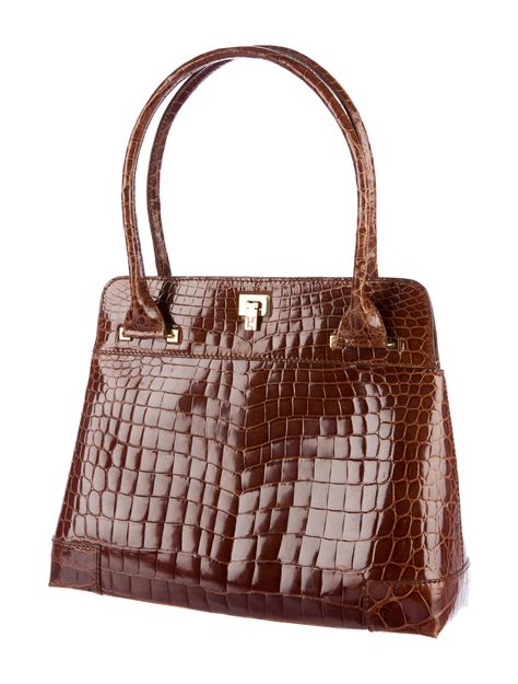 Lambertson Truex Crocodile Shoulder Bag Handbags Wlt20288 The