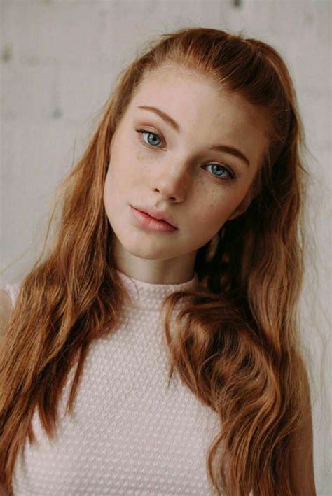 The Lovely Daria Milky Green Eyes Blonde Hair Ginger Hair Redheads