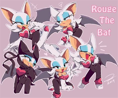 This Artists Style Goes Great With Rouge Sonic The Hedgehog Rouge