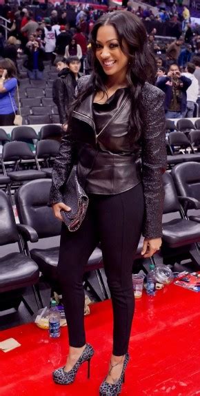The Assist Lala And Selita Ebanks At Nuggets Vs Clippers Photo