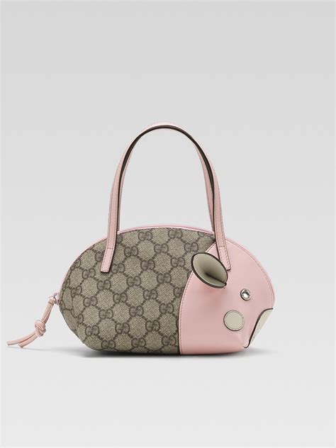 Gucci Girls Zoo Handbag In Pink Lyst