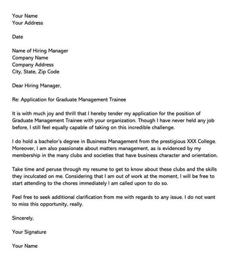 entry level cover letter  sample letter email