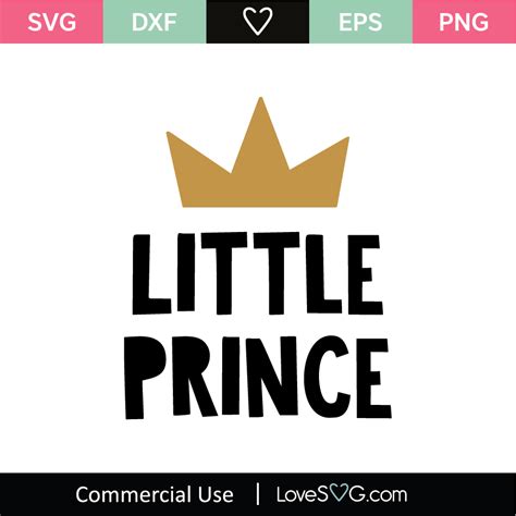 Little Prince Crown Svg