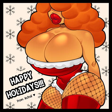 Rule 34 Astral Girl Big Breasts Big Lips Cartoon Network Christmas