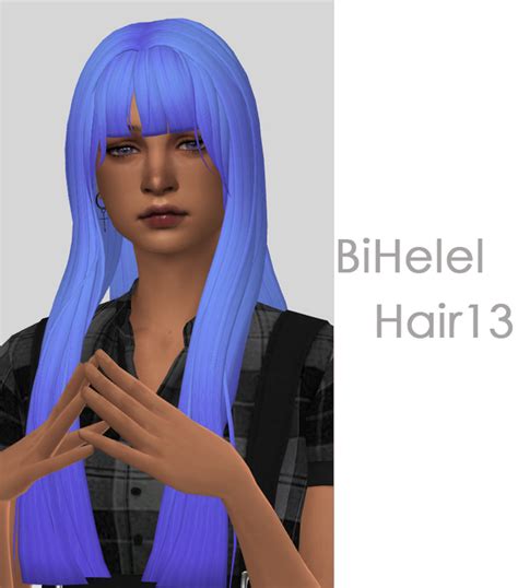 Bihelel Hair 13 Bihelelcc En Patreon Long Hair With Bangs Long