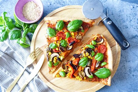 1/2 cup bell peppers, thinly sliced. Veganer Pizzateig - Vegan Food Stories
