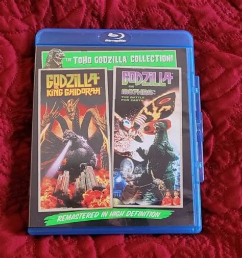 Godzilla Vs King Ghidorah Godzilla Vs Mothra 1992 Bluray Dvd Set Oop