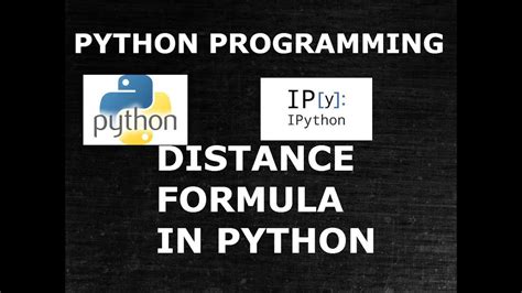 Python Function Distance Formula Youtube