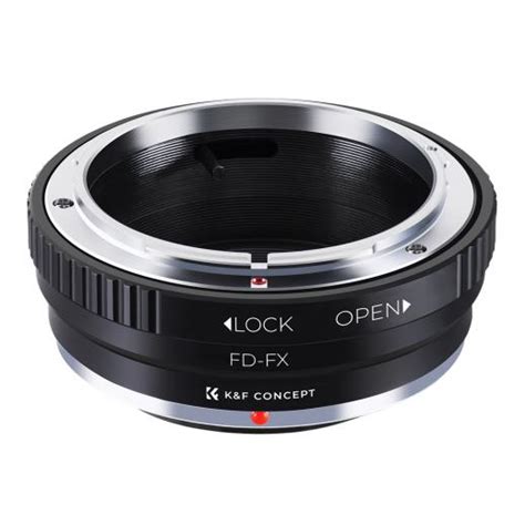 canon fd lens to fujifilm fx mount mirrorless camera adapter kandf concept