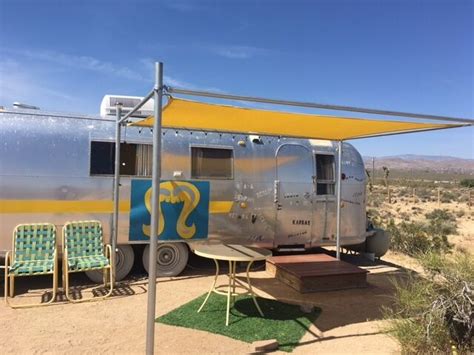 Stay In A Former B 52s Members Restored Vintage Airstreams In The Desert