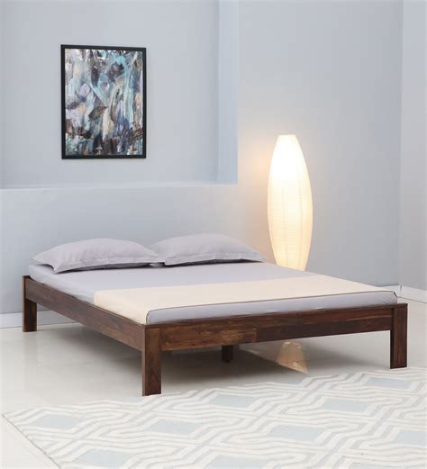 Buy Horten Sheesham Wood Queen Size Bed In Provincial Teak Finish At 9 Off By Woodsworth From