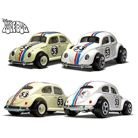 Herbie The Love Bug Volkswagen 53 Disney Hot Wheels Set Re 2051