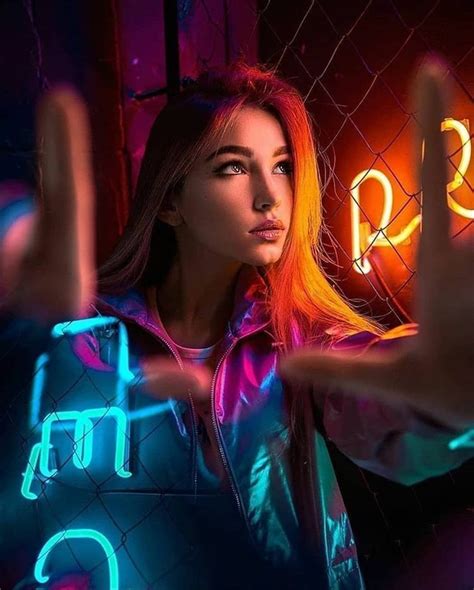 Pin By Bollywood Cuties On Creative Photography Neon Photoshoot Neon